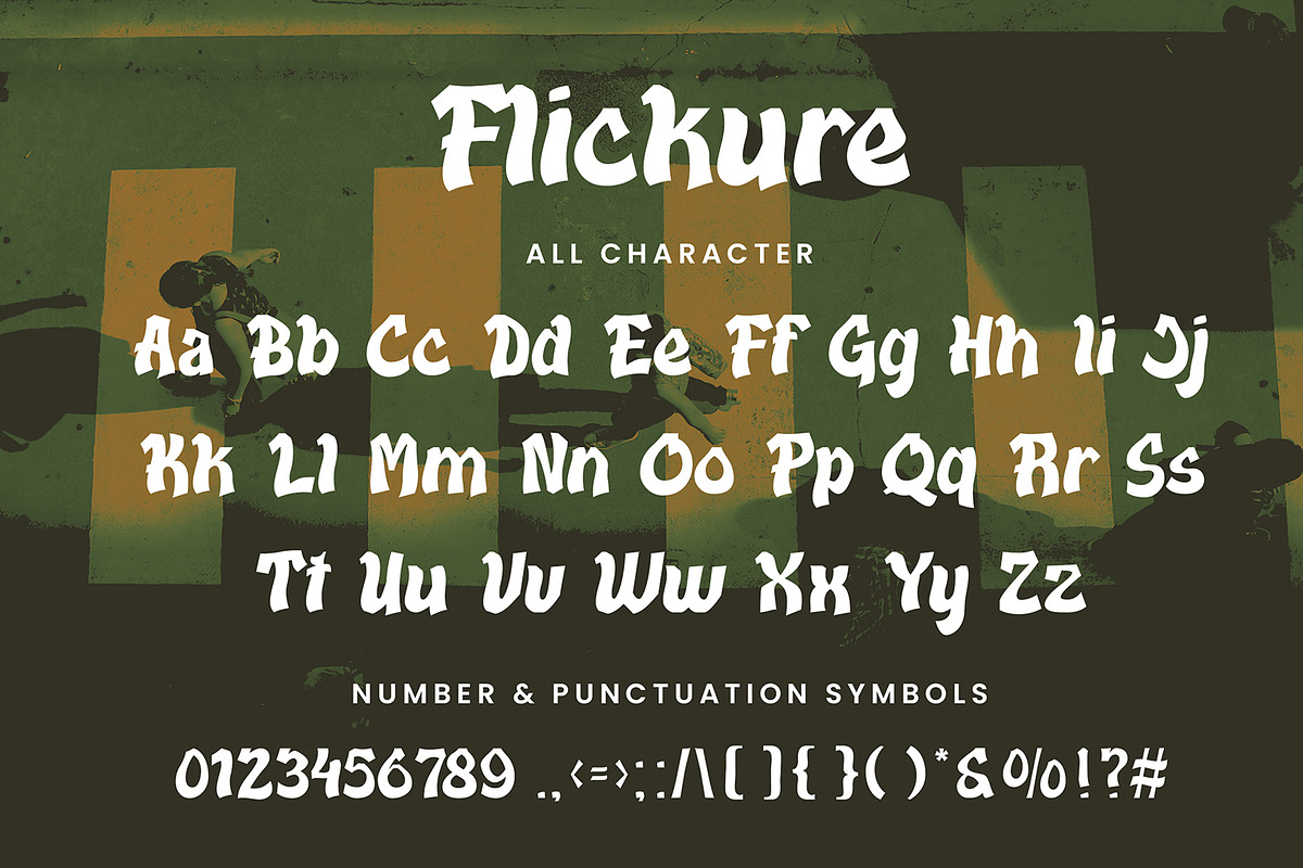 Flickure - Graffiti Font, a Handwritten Font by AQR Studio (Photo 7 of 9)