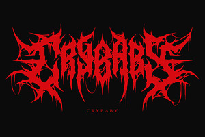 Redeyes Black Metal Font Vol. 12