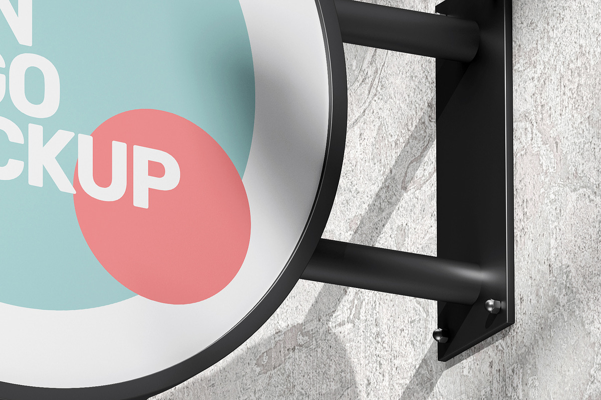 Street Sign Mockup (32 PSD Scenes), an Advertising Mockup by Traint (Photo 8 of 50)