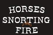 Ghost Rider, a Font by Pale Horse (Thumbnail 5 of 6)