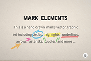 Hand Drawn Text Marks, an Object Graphic by Graphic Ghost (Thumbnail 2 of 5)