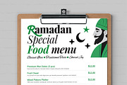 Ramadan Food Menu, a Flyer Template by MightyDesign (Thumbnail 2 of 6)