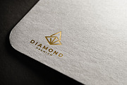 diamond line art geometry logo icon, a Branding & Logo Template by mouze_art (Thumbnail 3 of 3)
