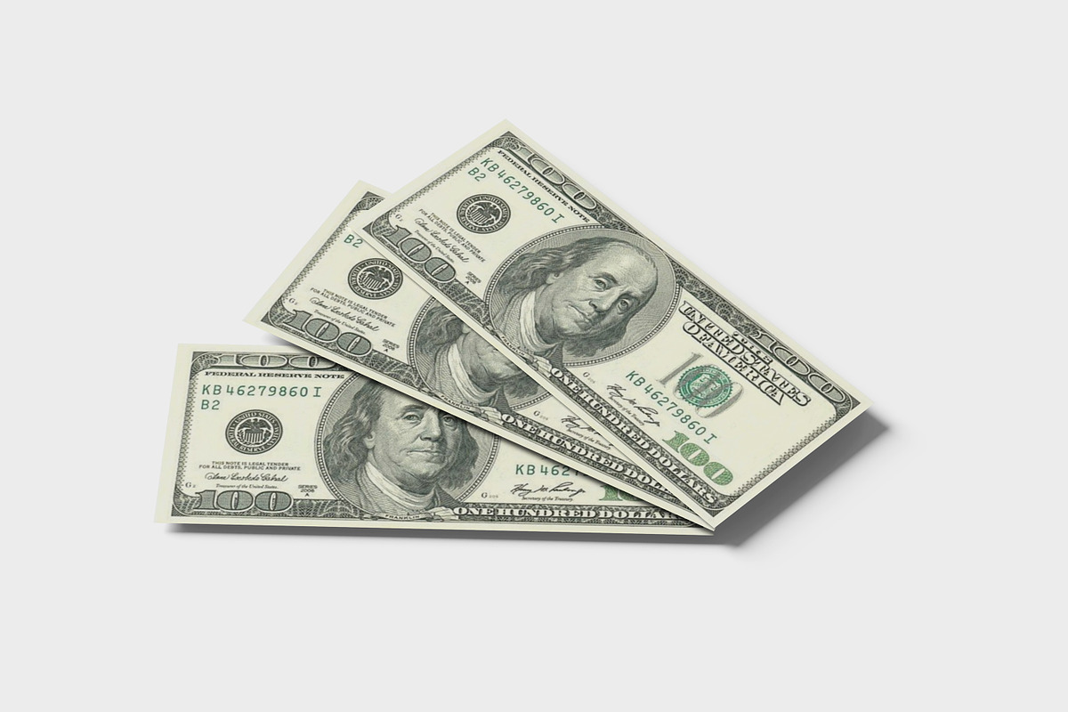 Money Stack Mockup, a Print Template by safrizalstudio (Photo 1 of 4)