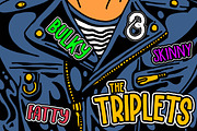 The Triplets - Font Trio, a Sans Serif Font by Basilisk Type (Thumbnail 1 of 10)