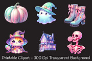 Pastel Halloween Sublimation, an Illustration by RobertsArt (Thumbnail 2 of 5)