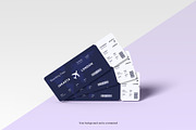 Airlines Ticket Mockup, a Product Mockup by FathirMarz (Thumbnail 8 of 10)