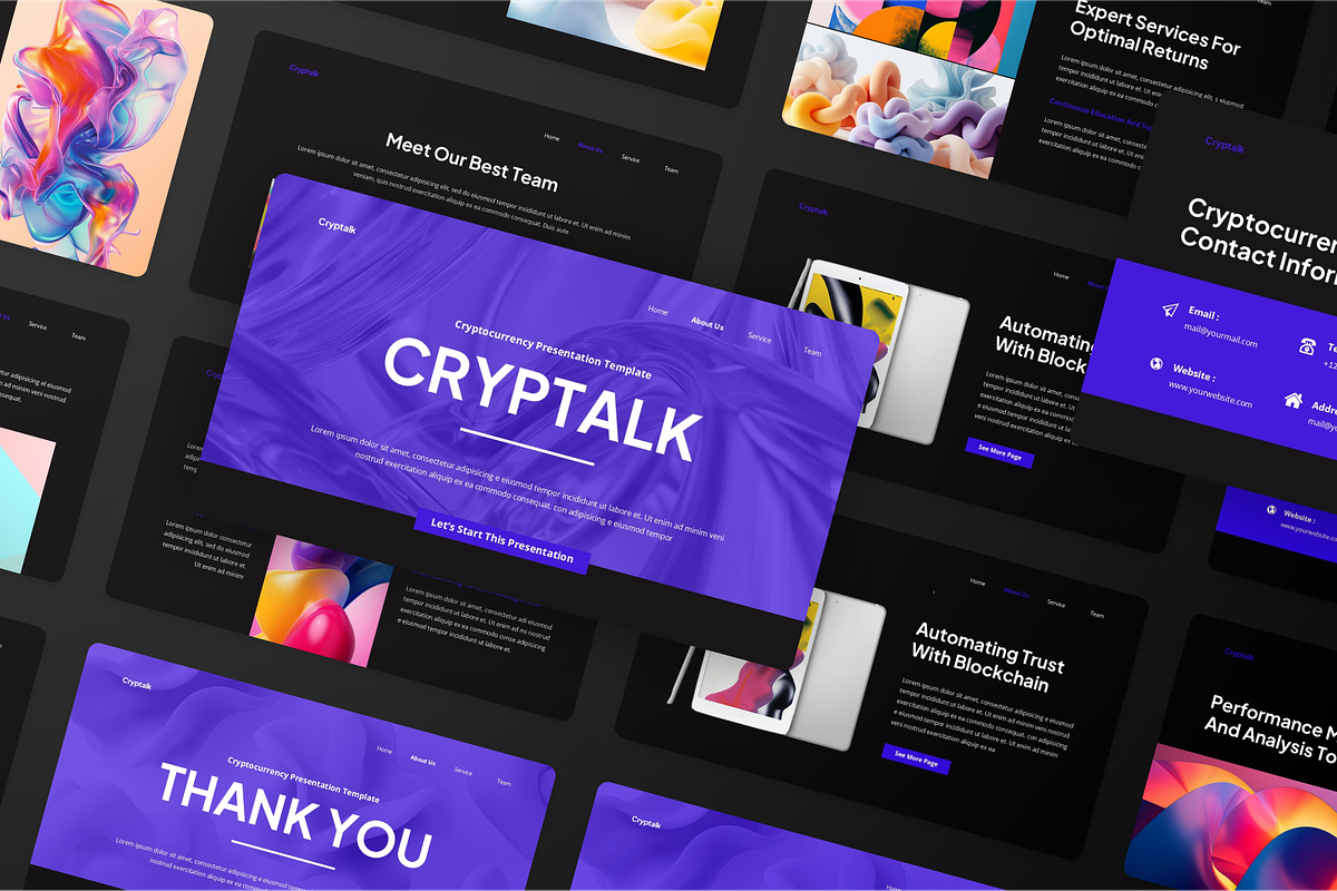 Cryptocurrency Google Slide, a Presentation Template by Annora Studio (Photo 4 of 5)