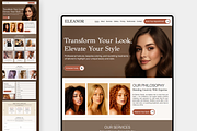 Hair Studio Wix Studio Website, a Wix Template by Kitteeh (Thumbnail 3 of 10)