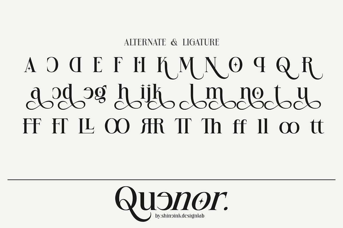 Quenor – Modern Editorial Serif Font, a Serif Font by shineink.designlab (Photo 9 of 10)