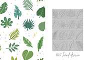 Leaf Seamless Patterns, a Pattern Graphic by Palau (Thumbnail 8 of 9)