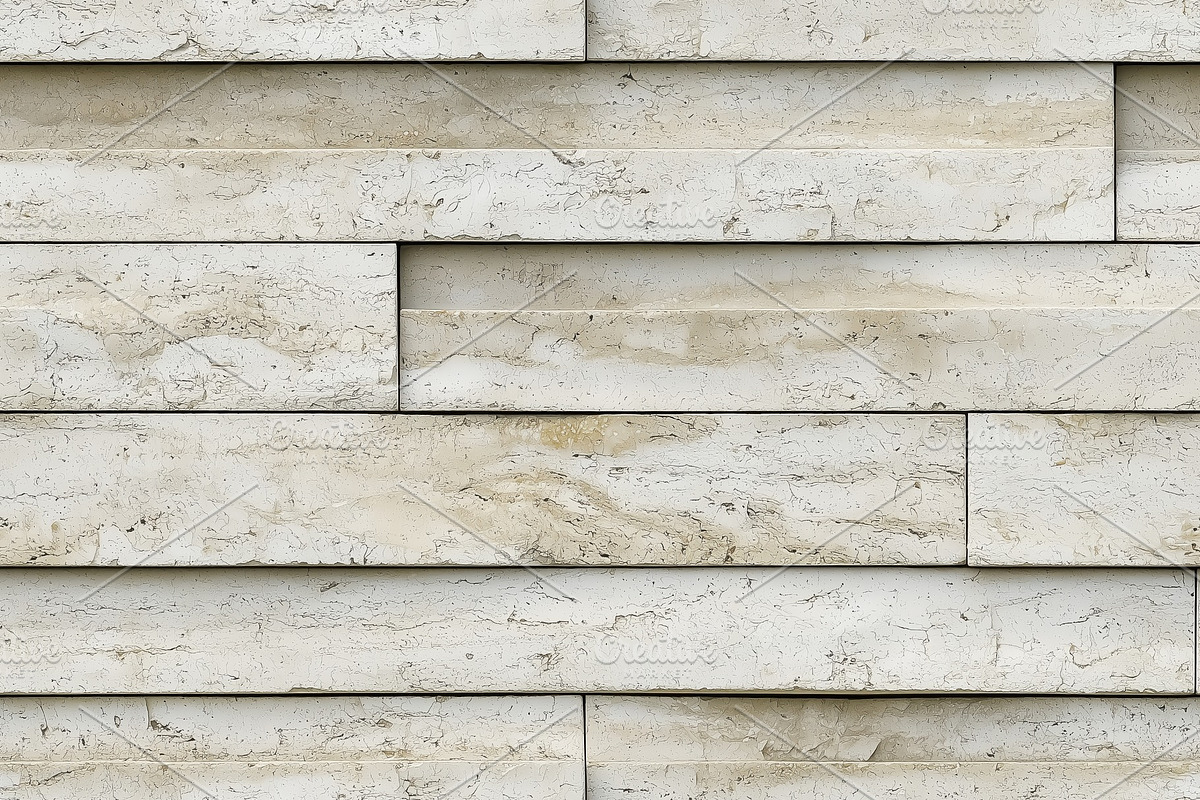 Textured limestone cladding stone wall featuring rectangular blocks in ...