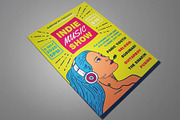 Indie Music Show Flyer, a Flyer Template by serapika (Thumbnail 3 of 3)