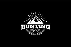 Hunting Vintage Badges And Logos