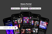 PopDaily - News Design Template, an App Template by productype1 (Thumbnail 1 of 5)