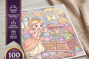 Magical Princess Coloring Book Vol45, a Person Illustration by ikarifq shop (Thumbnail 1 of 7)