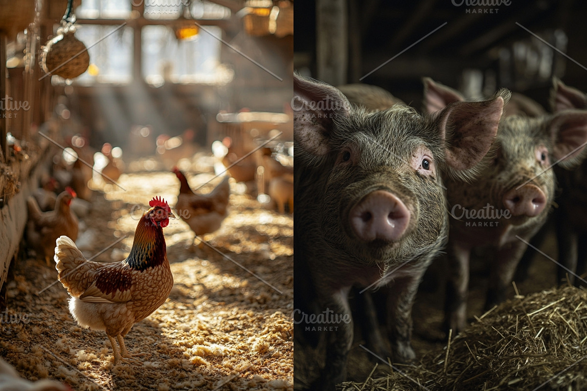 50 Farm Life Stock Photos, an Animal Photo by Incomelion (Photo 7 of 9)