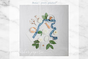 Ribbon & Stationery Mockups, a Photo by BlueHarborPaperie (Thumbnail 4 of 7)