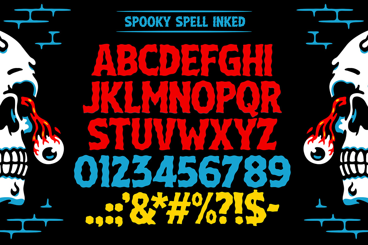 Spooky Spell Font, a Font by MightySHORT (Photo 3 of 3)