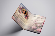 Floral Funeral Program Template, a Brochure Template by Template Shop (Thumbnail 5 of 5)