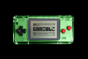 Retro Gaming Console Mockup, a Device Mockup by Design Squad