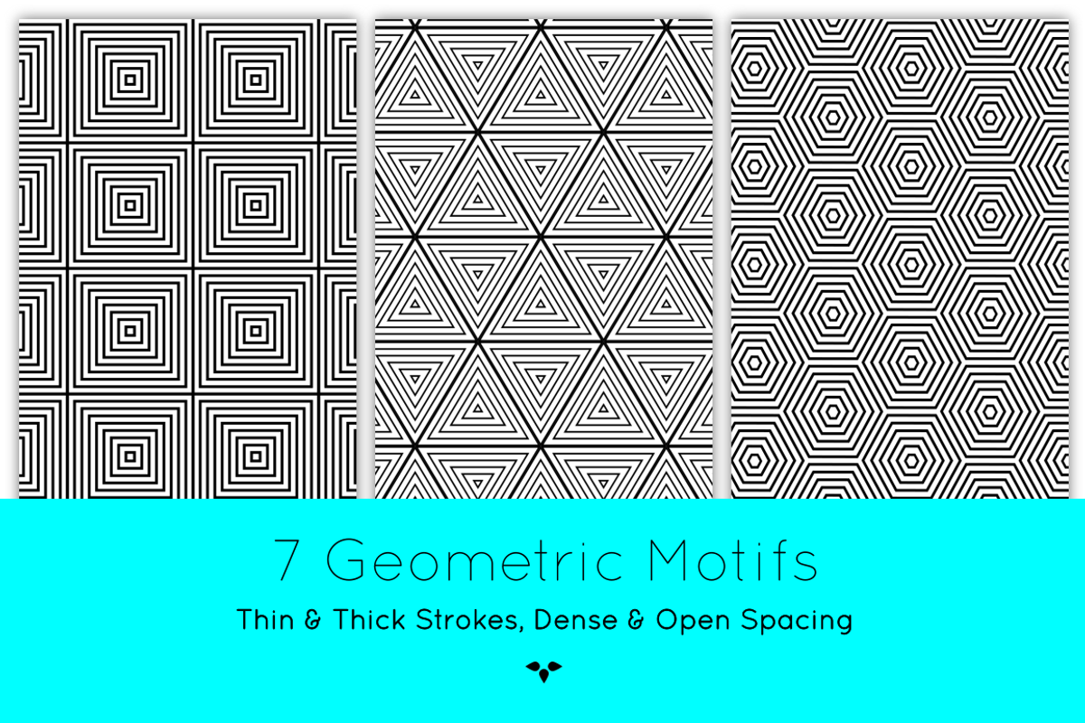Geometric Patterns, a Pattern Graphic by HMJS Designs (Photo 3 of 5)