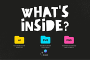 Colorful Doodle Frames & Borders, an Object Graphic by Yana Lesiuk (Thumbnail 2 of 5)