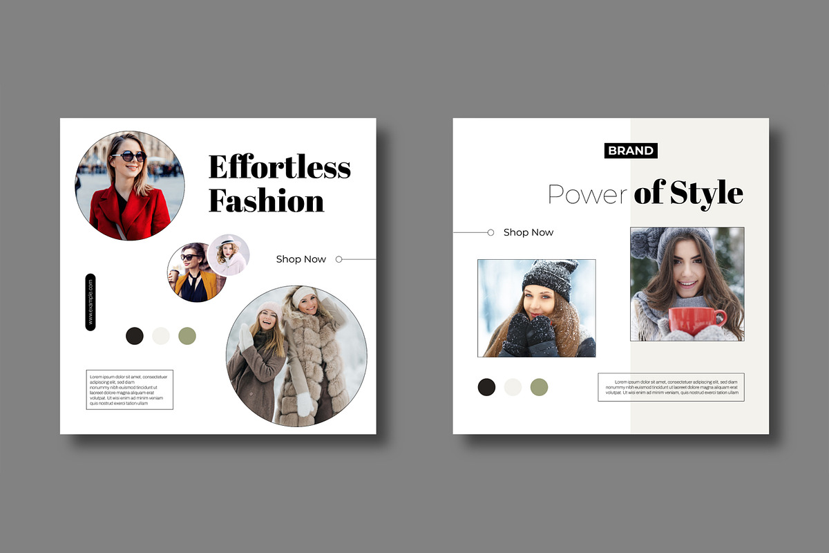 Modern Chic Fashion Social Media, a Social Media Template by MightyDesign (Photo 5 of 8)