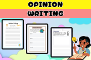 Opinion writing prompts, organizer, a Templates & Theme by Premium Digital Templates (Thumbnail 1 of 3)