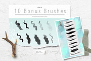 Floral Procreate Stamp Brushes 11, a Brushes & More by DeloresArt (Thumbnail 6 of 16)