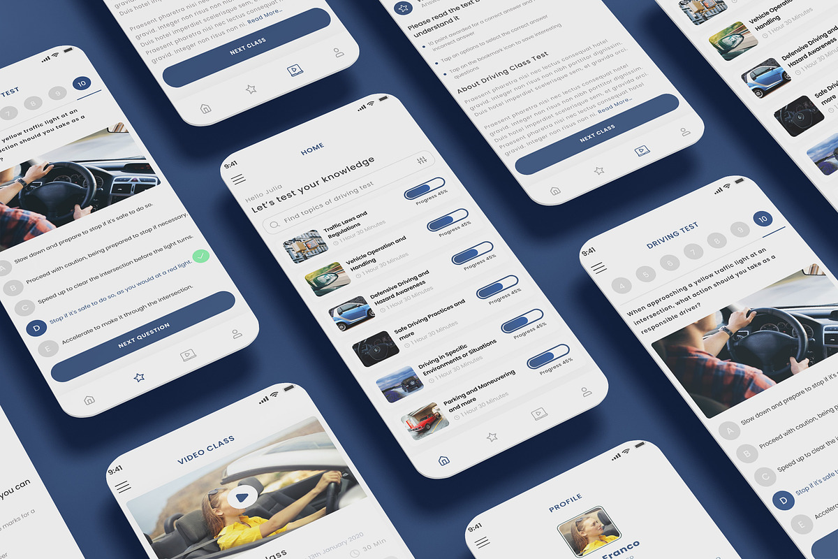 Car Driving Academy & Bike Drive App, an App Template by nagaredesignstudio (Photo 1 of 2)