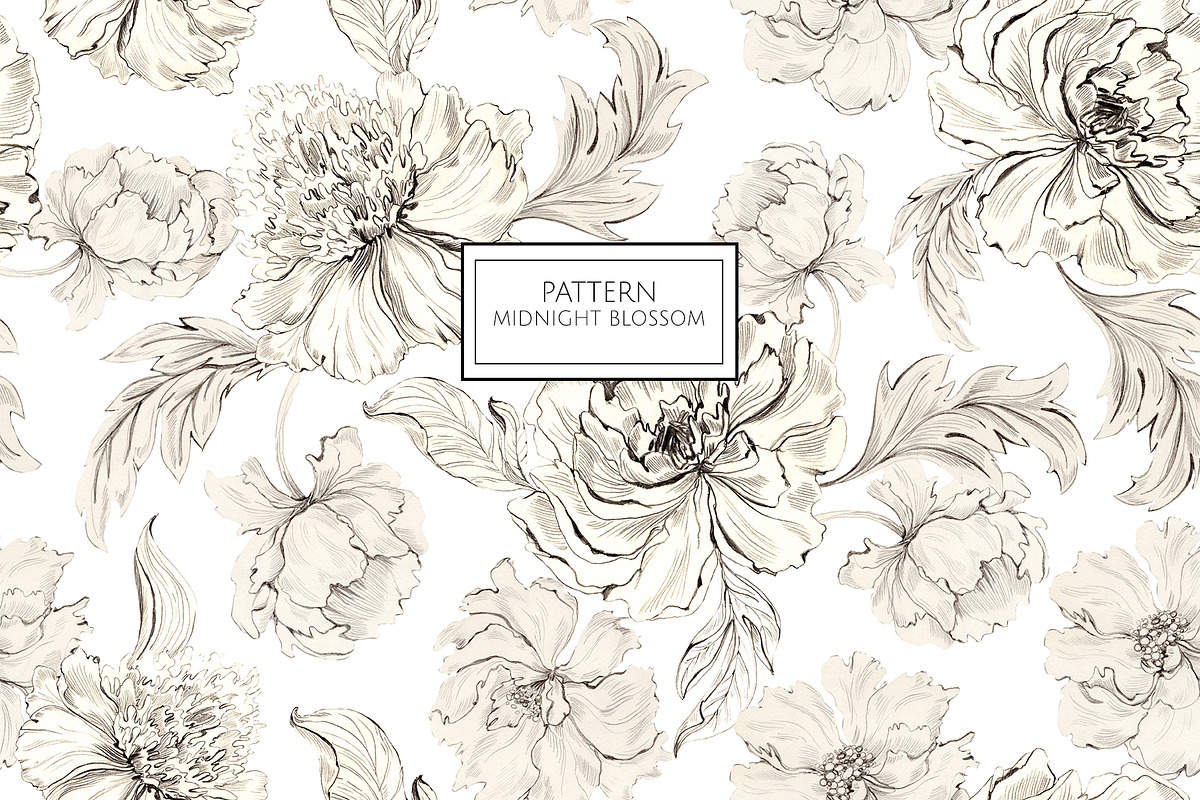 Midnight Blossom, a Background Graphic by HannaStudio (Photo 8 of 10)