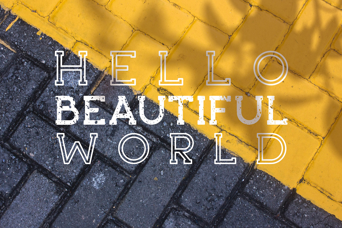 ABSTRACT - Fresh Serif Font Family preview 8
