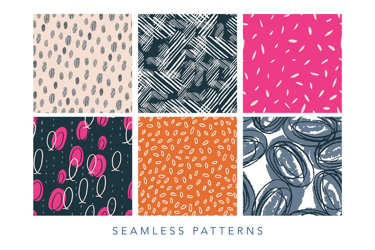 Abstract Ovals | Patterns and Boards, a Pattern Graphic by The Collective Studio (Photo 3 of 12)
