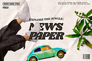 Newspaper Texture Effect Kit, a Texture Graphic by urgent studio (Thumbnail 1 of 6)