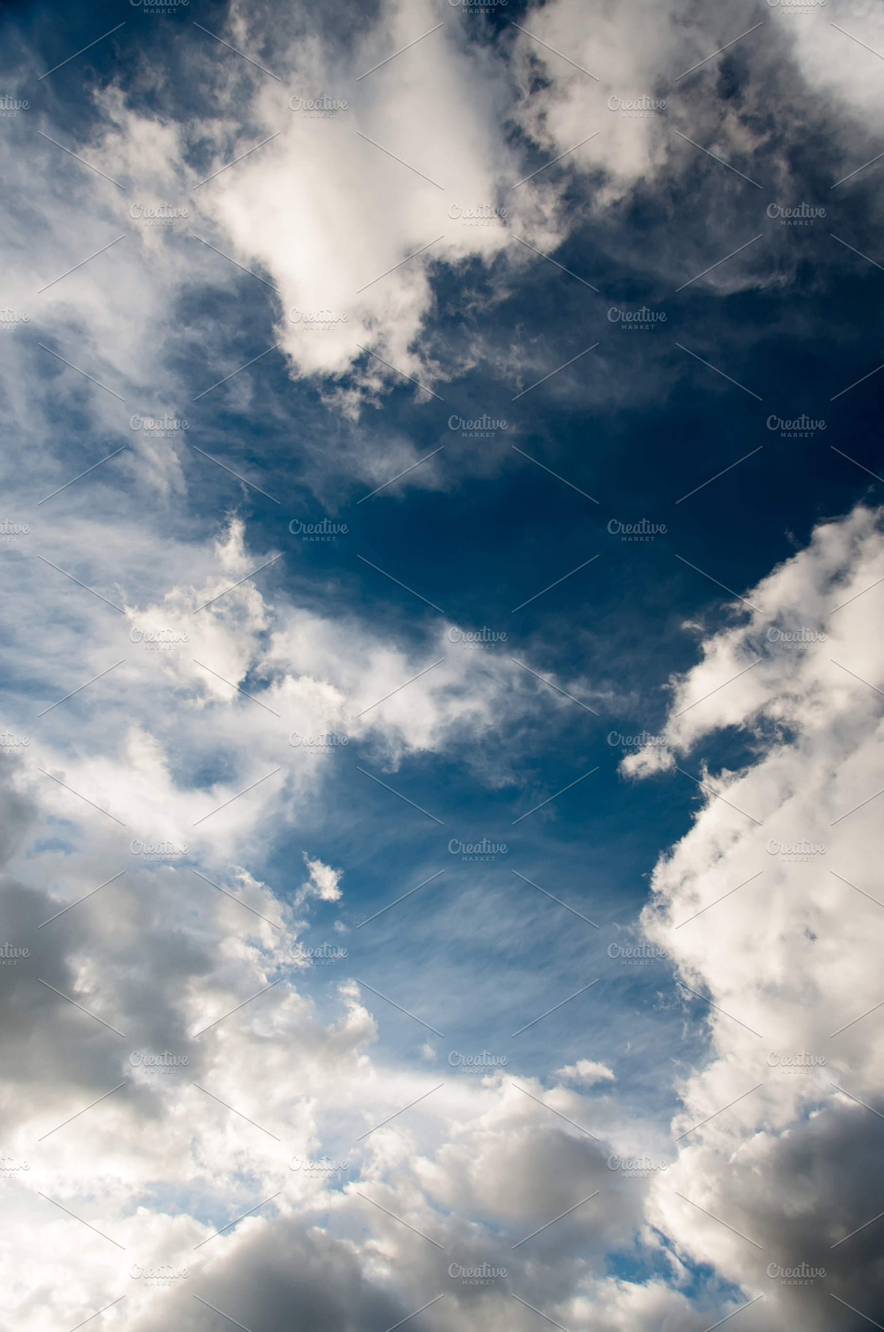 Vertical Sky Background