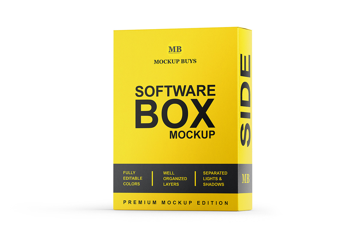 Software Box Mockup, a Packaging Mockup by mockupbuys (Photo 7 of 7)