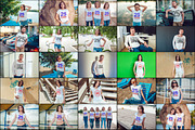 25 T-Shirts Mock-Up (Part 1), a Shirt Mockup by Freeman Studio (Thumbnail 3 of 30)