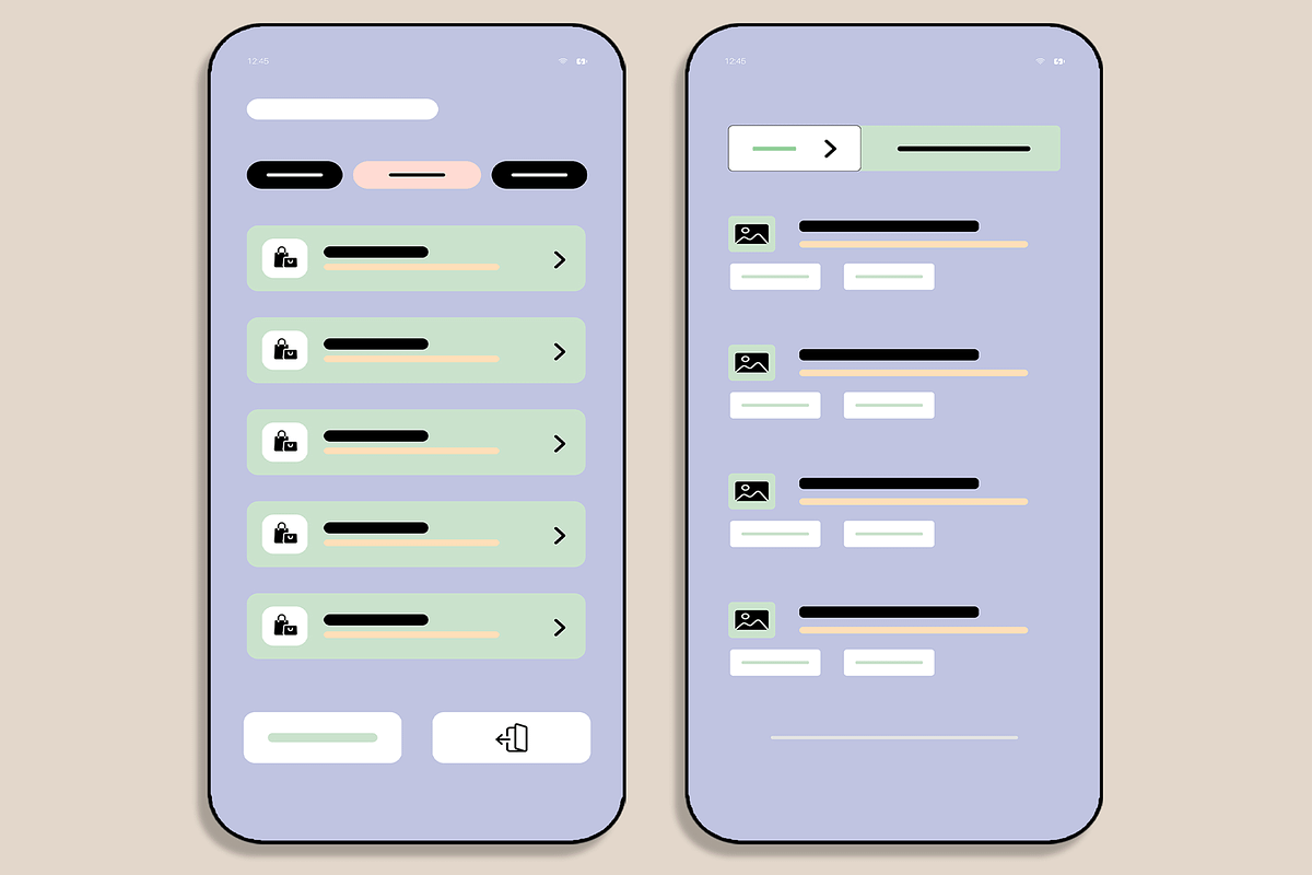 Mobile App Wireframe, a Wireframe Template by MightyDesign (Photo 5 of 8)