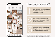 Instagram Post Template Boho Canva, a Social Media Template by HerstedHertz (Thumbnail 7 of 9)