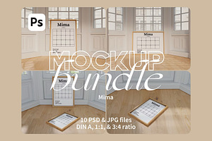 Wall Art Mockup Bundle 21 In 1