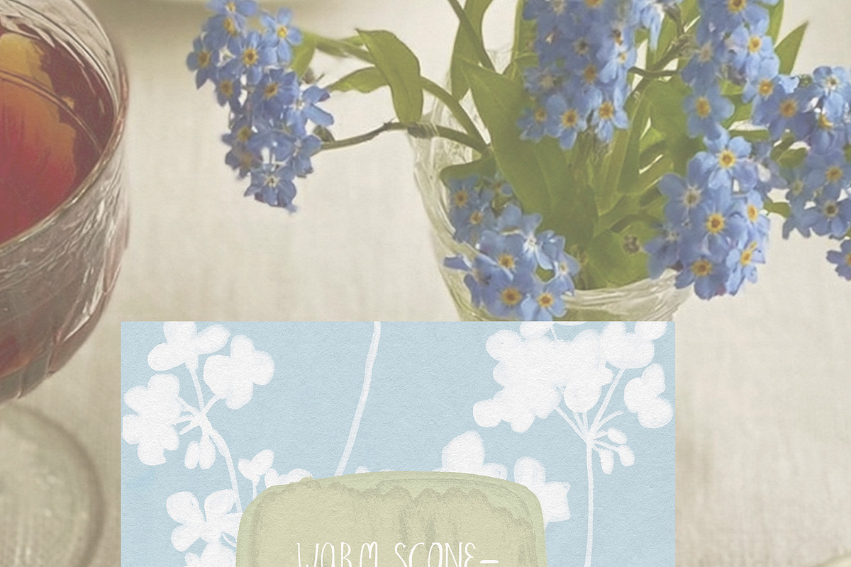 Whimsical Floral Backgrounds Frames, a Background Graphic by whiteheartdesign (Photo 16 of 20)