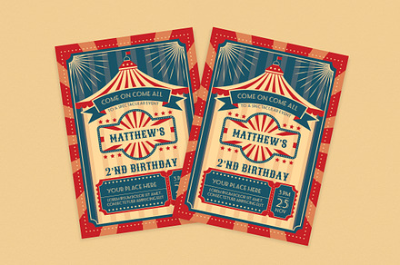 Birthday Invitation, an Invitation Template by graphicook