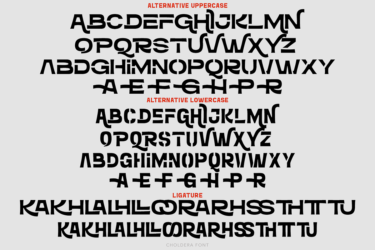 Choldera Font, a Sans Serif Font by madeDeduk (Photo 7 of 10)