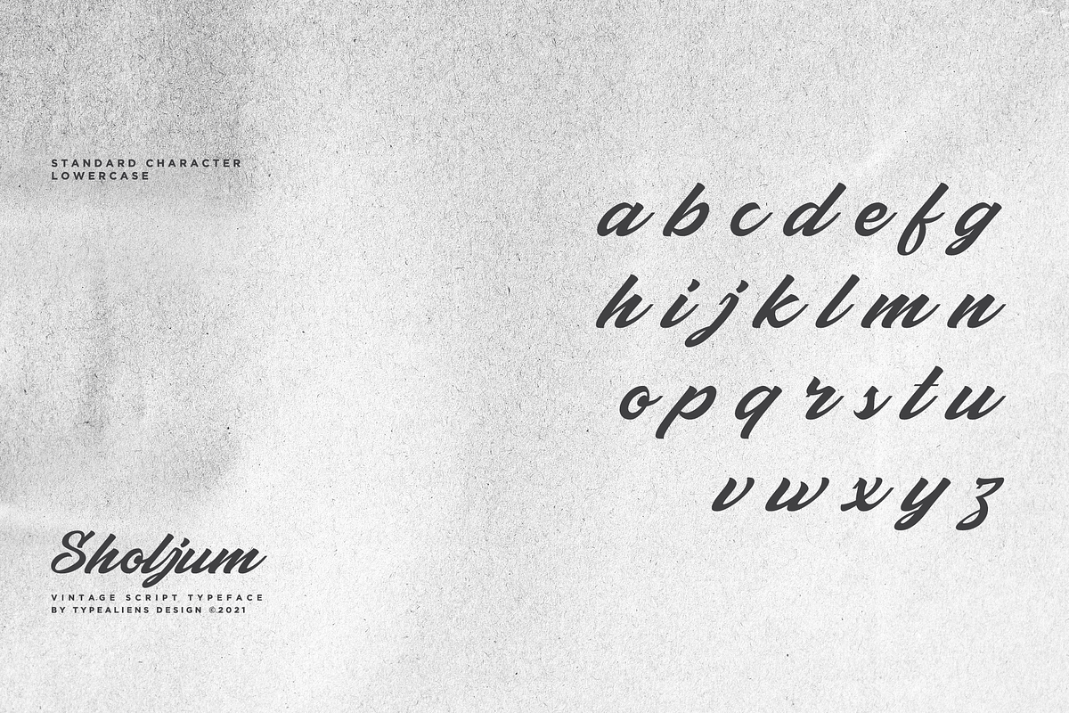 Sholjum, a Script Font by ilhamtaro (Photo 8 of 11)