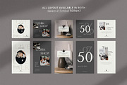 Influencer Instagram Pack | PS CANVA, a Social Media Template by Visuel Colonie® (Thumbnail 11 of 18)