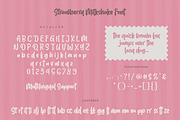Strawberry Milkshake - Cute Font, a Script Font by Subectype Studio (Thumbnail 8 of 9)