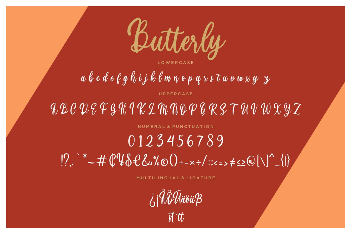 Butterly Calligraphy Business Font preview 7
