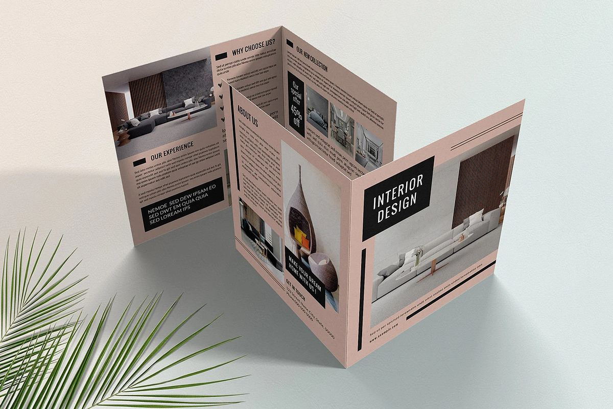 Interior Design Brochure, a Brochure Template by Template Shop (Photo 4 of 5)