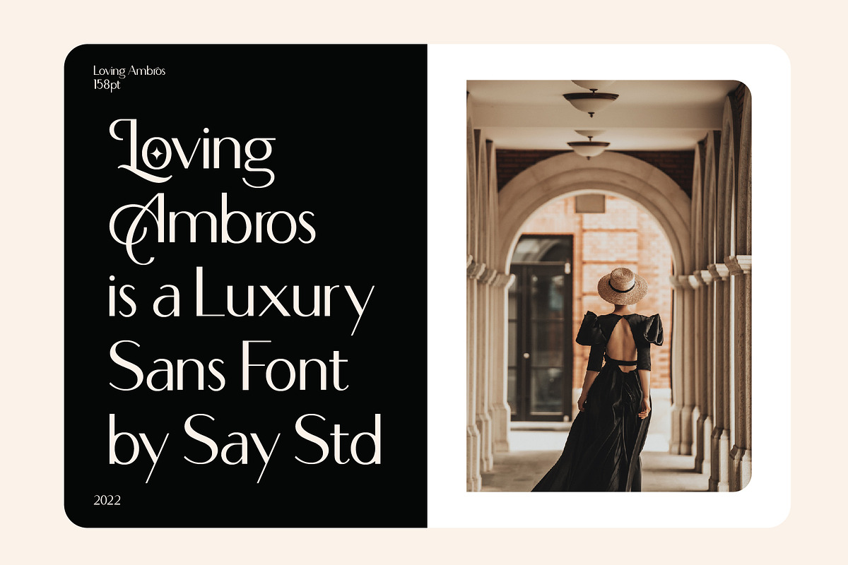 Loving Ambros, a Sans Serif Font by Say Studio (Photo 2 of 15)